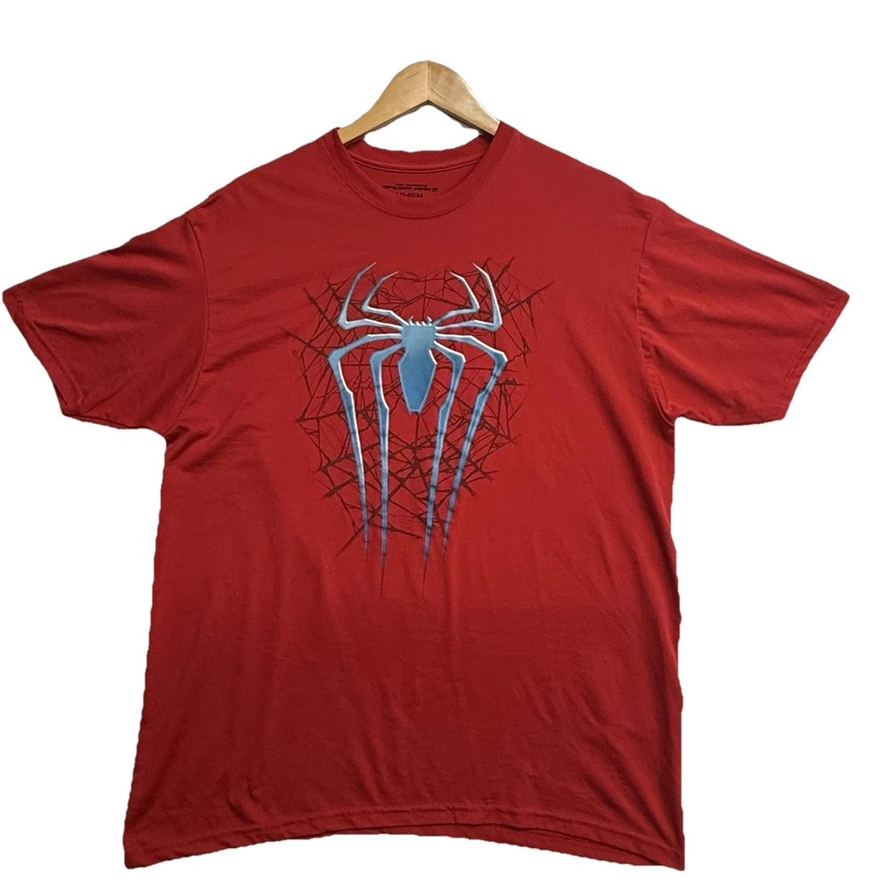 Marvel Spider-Man Red Graphic T-Shirt Men's Large 42–44 Amazing Spider-Man